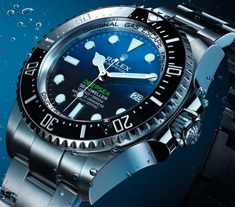 rolex deep dive blue|deepsea rolex.